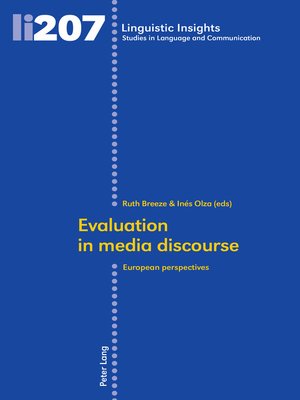 cover image of Evaluation in media discourse